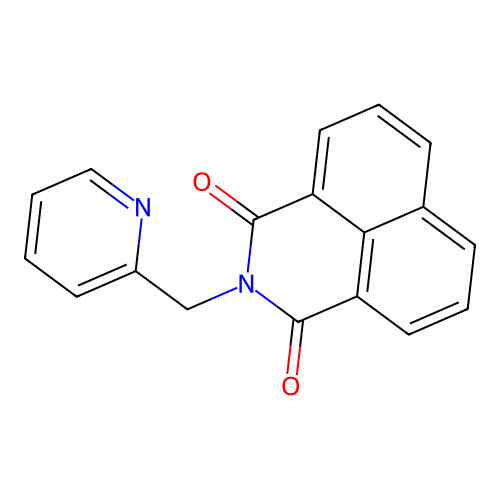 2-Pyridin-2-ylmethyl-benzo[de]isoquinoline-1,3-dione structure