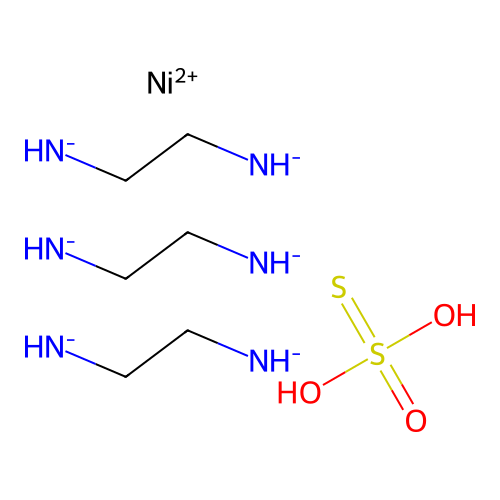tris(2-azanidylethylazanide);nickel(2+);sulfurothioic O-acid structure