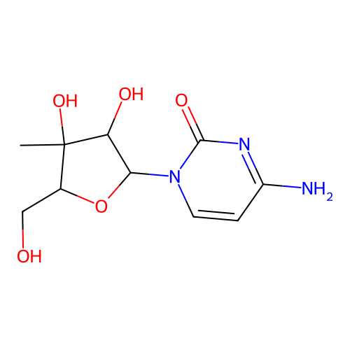 3'-b-C-Methylcytidine structure