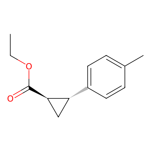 Ethyl trans-2-(p-Tolyl)cyclopropanecarboxylate structure