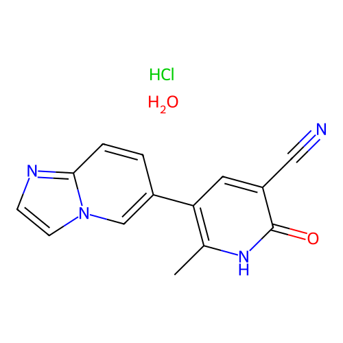 Olprinone Hydrochloride Hydrate structure
