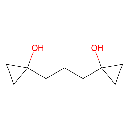 1,1'-Propane-1,3-diyldicyclopropanol structure