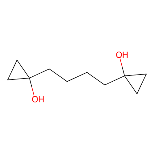 1,1'-Butane-1,4-diyldicyclopropanol structure