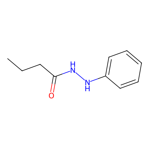 N'-phenylbutanehydrazide structure