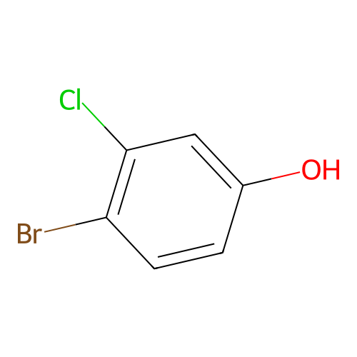 4-Bromo-3-chlorophenol structure