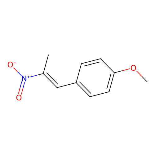 p-(2-Nitropropenyl)anisole structure