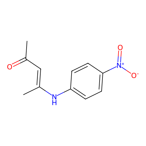 4-(4-Nitroanilino)pent-3-en-2-one structure