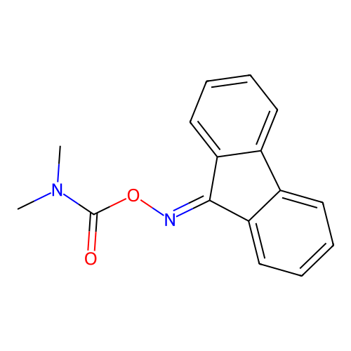 (Dimethylamino)[(9h-fluoren-9-ylideneamino)oxy]methanone structure