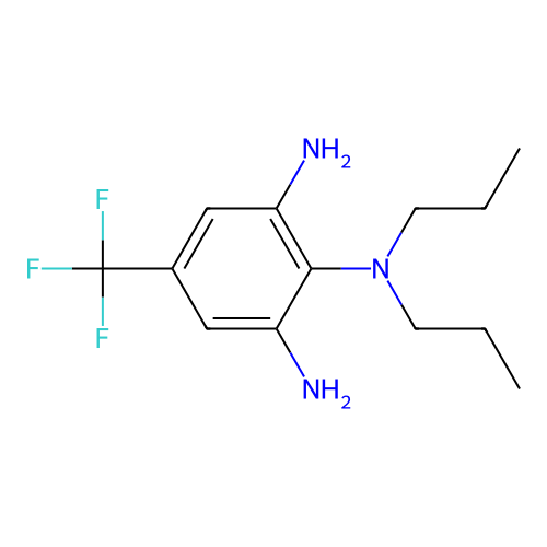 1,2,3-Benzenetriamine, N2,N2-dipropyl-5-(trifluoromethyl)- structure