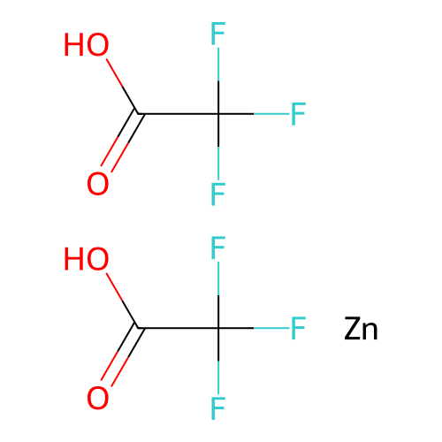 Zinc trifluoroacetate hydrate structure