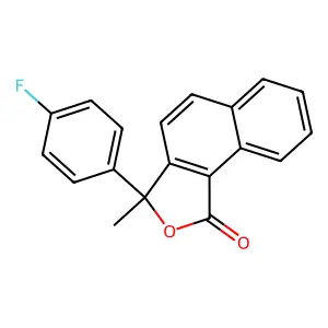 2,2-Dimethyl-3,8-diphenyl-2h-naphtho[2,3-b]thiete 1,1-dioxide structure