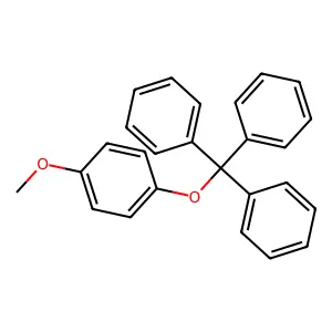 Benzene, 1-methoxy-4-(trityloxy)- structure