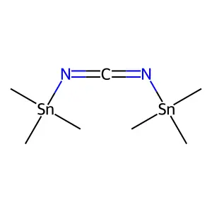 N,N'-bis(trimethylstannyl)methanediimine structure