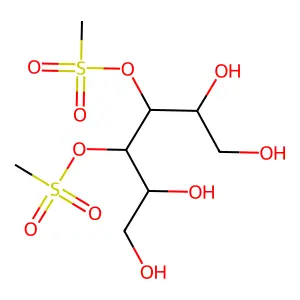 3,4-Di-O-(methanesulfonyl)hexitol structure