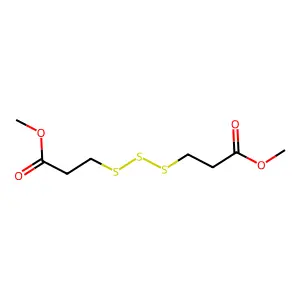 Propanoic acid, 3,3'-trithiobis-, 1,1'-dimethyl ester structure