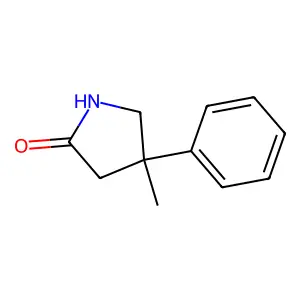(4S)-4-methyl-4-phenyl-pyrrolidin-2-one structure