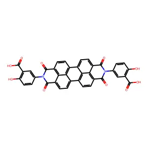 3,3'-(1,3,8,10-Tetraoxo-1,3,8,10-tetrahydroisoquinolino[4',5',6':6,5,10]anthra[2,1,9-def]isoquinoline-2,9-diyl)bis(6-hydroxybenzoic acid) structure