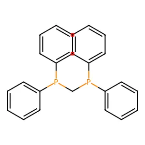 1,1-双(二苯基膦)甲烷 structure