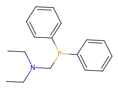Ethanamine, N-[(diphenylphosphino)methyl]-N-ethyl- structure