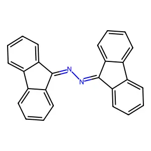 N,N'-Bis(fluoren-9-ylidene) hydrazine structure