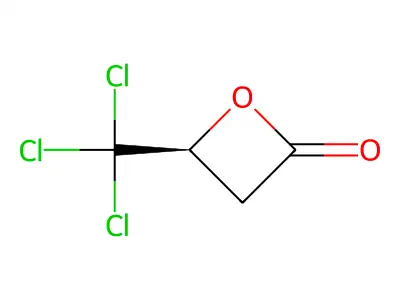 4-(Trichloromethyl)-2-oxetanone structure