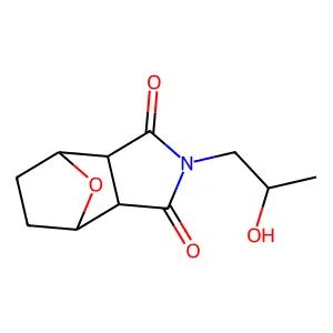 2-(2-Hydroxypropyl)hexahydro-1H-4,7-epoxyisoindole-1,3(2H)-dione structure