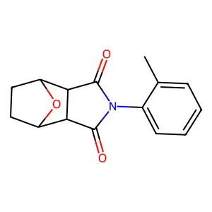 2-(2-Methylphenyl)hexahydro-1H-4,7-epoxyisoindole-1,3(2H)-dione structure