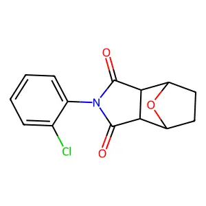 2-(2-Chlorophenyl)hexahydro-1H-4,7-epoxyisoindole-1,3(2H)-dione structure