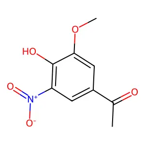 硝基香草乙酮 structure