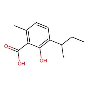3-(丁-2-基)-2-羟基-6-甲基苯甲酸 structure