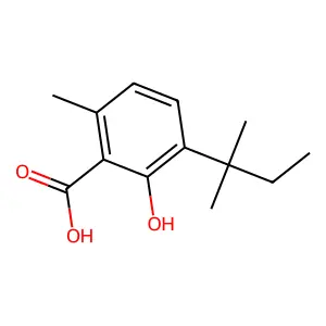 3-叔戊基-2,6-甲苯甲酸 structure