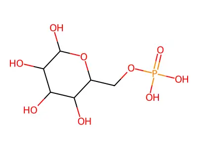 6-O-膦酸己吡喃糖 structure