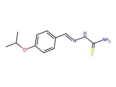 [(4-Propan-2-yloxyphenyl)methylideneamino]thiourea structure