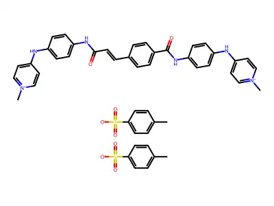4-methylbenzenesulfonate,4-[(E)-3-[4-[(1-methylpyridin-1-ium structure