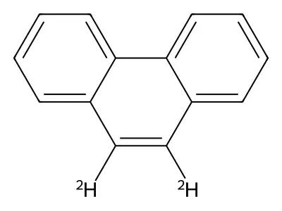 Phenanthrene-9,l0-d2 structure