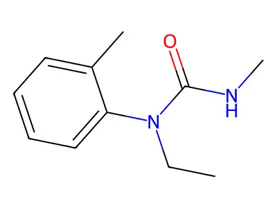 1-Ethyl-3-methyl-1-(O-tolyl)urea structure