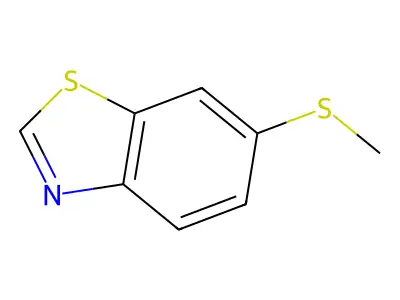 6-(甲硫基)-2-苯并噻唑胺 structure