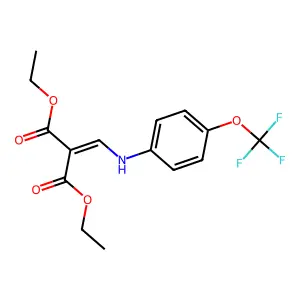 Diethyl 2-[[[4-(Trifluoromethoxy)phenyl]amino]methylene]malonate structure