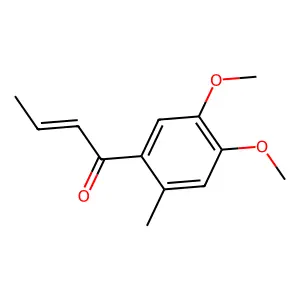 1-(4,5-Dimethoxy-2-methylphenyl)but-2-en-1-one structure