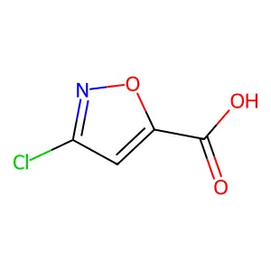 3-氯-5-异噁唑甲酸 structure
