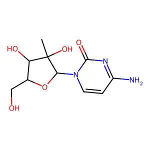 2'-C-Methylcytidine structure