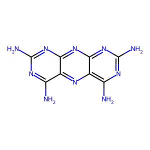 Pyrimido[5,4-g]pteridine-2,4,6,8-tetramine structure
