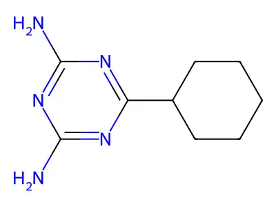 6-环己基-1,3,5-三嗪-2,4-二胺 structure