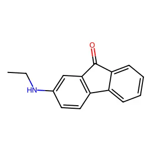 Fluoren-9-one, 2-ethylamino- structure