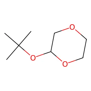 2-Tert-butoxy-1,4-dioxane structure