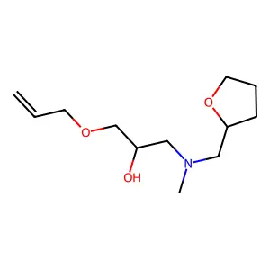 1-{Methyl[(oxolan-2-yl)methyl]amino}-3-[(prop-2-en-1-yl)oxy]propan-2-ol structure