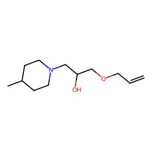 1-(4-Methylpiperidin-1-yl)-3-prop-2-enoxypropan-2-ol structure