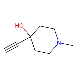 4-Ethynyl-1-methylpiperidin-4-ol structure