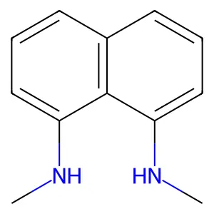 N,N'-Dimethyl-1,8-naphthalenediamine structure