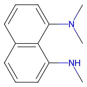 N1,N1,N8-Trimethylnaphthalene-1,8-diamine structure